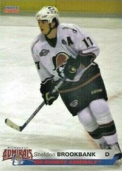 2005-06 Choice Milwaukee Admirals (AHL) #2 Sheldon Brookbank Front