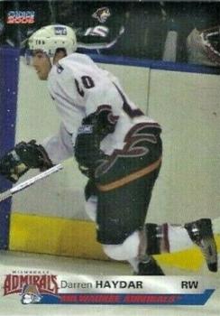 2005-06 Choice Milwaukee Admirals (AHL) #7 Darren Haydar Front