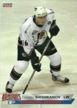 2005-06 Choice Milwaukee Admirals (AHL) #14 Timofei Shishkanov Front