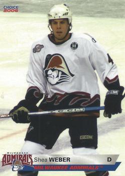 2005-06 Choice Milwaukee Admirals (AHL) #16 Shea Weber Front