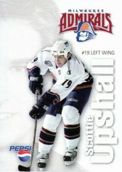 2005-06 Pepsi Milwaukee Admirals (AHL) #NNO Scottie Upshall Front