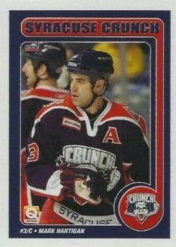 2005-06 Choice Syracuse Crunch (AHL) #3 Mark Hartigan Front