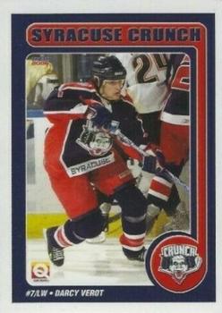 2005-06 Choice Syracuse Crunch (AHL) #4 Darcy Verot Front