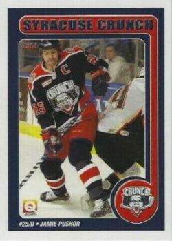 2005-06 Choice Syracuse Crunch (AHL) #15 Jamie Pushor Front
