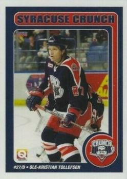 2005-06 Choice Syracuse Crunch (AHL) #17 Ole-Kristian Tollefsen Front