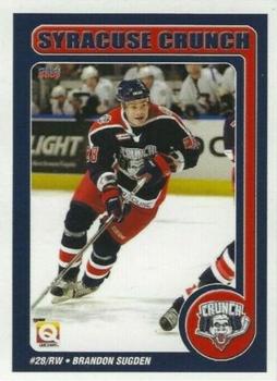 2005-06 Choice Syracuse Crunch (AHL) #18 Brandon Sugden Front