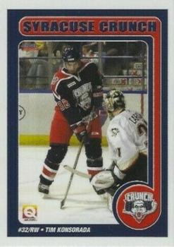 2005-06 Choice Syracuse Crunch (AHL) #20 Tim Konsorada Front