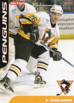 2005-06 Choice Wilkes-Barre/Scranton Penguins (AHL) #17 Ryan Lannon Front