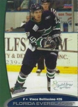 2005-06 Choice Florida Everblades (ECHL) #22 Vince Bellissimo Front