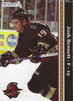 2005-06 All Service Termite Control Gwinnett Gladiators (ECHL) #30 Josh Bennett Front