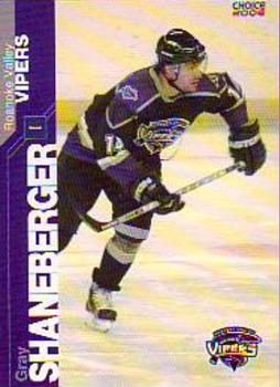 2005-06 Choice Roanoke Valley Vipers (UHL) #5 Gray Shaneberger Front