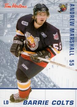 2005-06 Tim Hortons Barrie Colts (OHL) #NNO Andrew Marshall Front