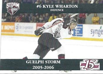 2005-06 M&T Printing Guelph Storm (OHL) #D-02 Kyle Wharton Front