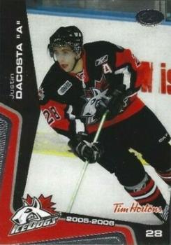 2005-06 Extreme Mississauga IceDogs (OHL) #16 Justin Dacosta Front