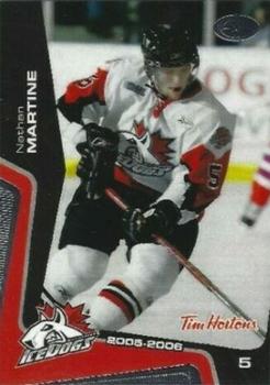 2005-06 Extreme Mississauga IceDogs (OHL) #20 Nathan Martine Front
