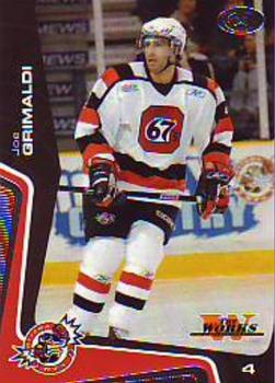 2005-06 Extreme Ottawa 67's (OHL) #24 Joe Grimaldi Front