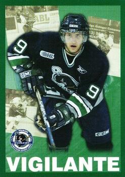 2005-06 Plymouth Whalers (OHL) #A-01 John Vigilante Front