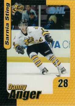 2005-06 Sarnia Sting (OHL) #2 Danny Anger Front