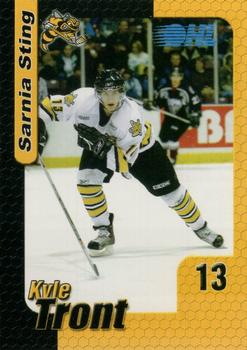 2005-06 Sarnia Sting (OHL) #23 Kyle Tront Front