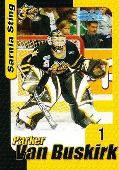 2005-06 Sarnia Sting (OHL) #24 Parker Van Buskirk Front