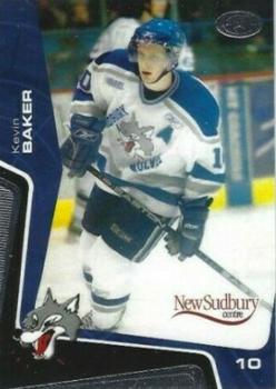 2005-06 Extreme Sudbury Wolves OHL #9 Kevin Baker Front