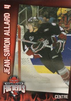 2005-06 St. John's Fog Devils (QMJHL) #2 Jean-Simon Allard Front