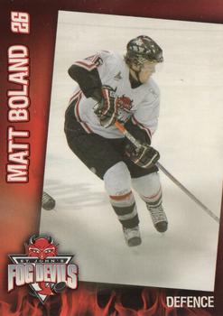 2005-06 St. John's Fog Devils (QMJHL) #5 Matt Boland Front