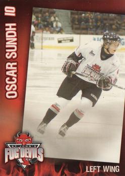 2005-06 St. John's Fog Devils (QMJHL) #22 Oscar Sundh Front