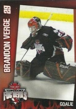 2005-06 St. John's Fog Devils (QMJHL) #23 Brandon Verge Front