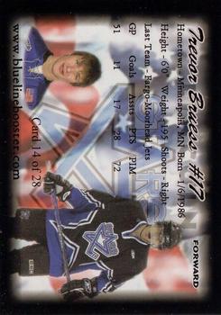 2005-06 Blueline Booster Club Lincoln Stars (USHL) #7 Trevor Bruess Back