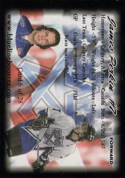 2005-06 Blueline Booster Club Lincoln Stars (USHL) #16 James Perkin Back