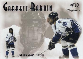 2005-06 Blueline Booster Club Lincoln Stars (USHL) #18 Garrett Raboin Front