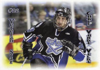 2005-06 Blueline Booster Club Lincoln Stars (USHL) Update #13-T Chris Vande Velde Front