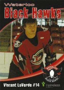 2005-06 Waterloo Black Hawks (USHL) #NNO Vincent LoVerde Front