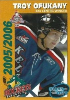 2005-06 Oldies-1150 Kelowna Rockets (WHL) #NNO Troy Ofukany Front