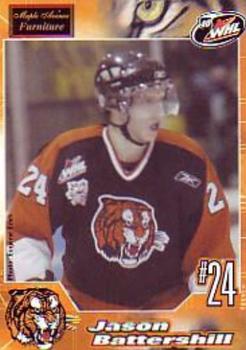 2005-06 Medicine Hat Tigers (WHL) #NNO Jason Battershill Front
