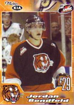 2005-06 Medicine Hat Tigers (WHL) #NNO Jordan Bendfeld Front