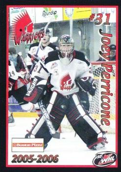 2005-06 Moose Jaw Warriors (WHL) #NNO Joey Perricone Front