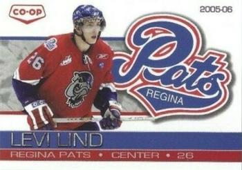 2005-06 Co-op Regina Pats (WHL) #10 Levi Lind Front