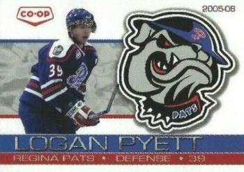 2005-06 Co-op Regina Pats (WHL) #14 Logan Pyett Front