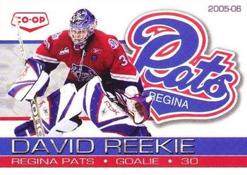 2005-06 Co-op Regina Pats (WHL) #15 David Reekie Front