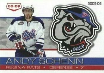 2005-06 Co-op Regina Pats (WHL) #21 Andy Schenn Front