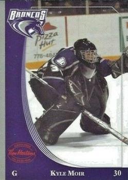2005-06 Swift Current Broncos (WHL) #NNO Kyle Moir Front