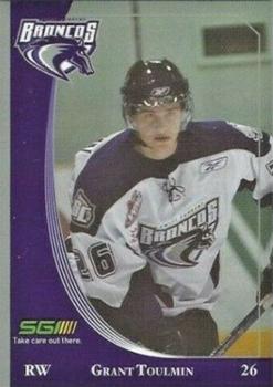 2005-06 Swift Current Broncos (WHL) #NNO Grant Toulmin Front