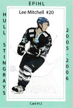 2005-06 Hull Stingrays (EPL) #12 Lee Mitchell Front