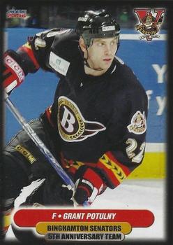 2006-07 Choice Binghamton Senators (AHL) 5th Anniversary #25 Grant Potulny Front