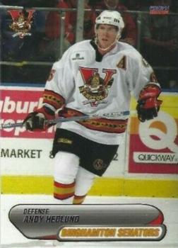 2006-07 Choice Binghamton Senators (AHL) #9 Andy Hedlund Front