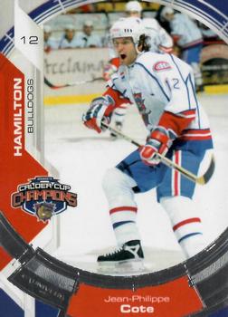 2006-07 Extreme Hamilton Bulldogs (AHL) Calder Cup #8 Jean-Philippe Cote Front