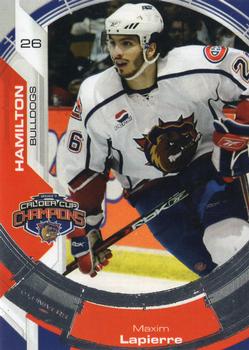 2006-07 Extreme Hamilton Bulldogs (AHL) Calder Cup #18 Maxim Lapierre Front