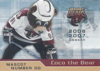 2006-07 Patriot-News Hershey Bears (AHL) #NNO Coco the Bear Front